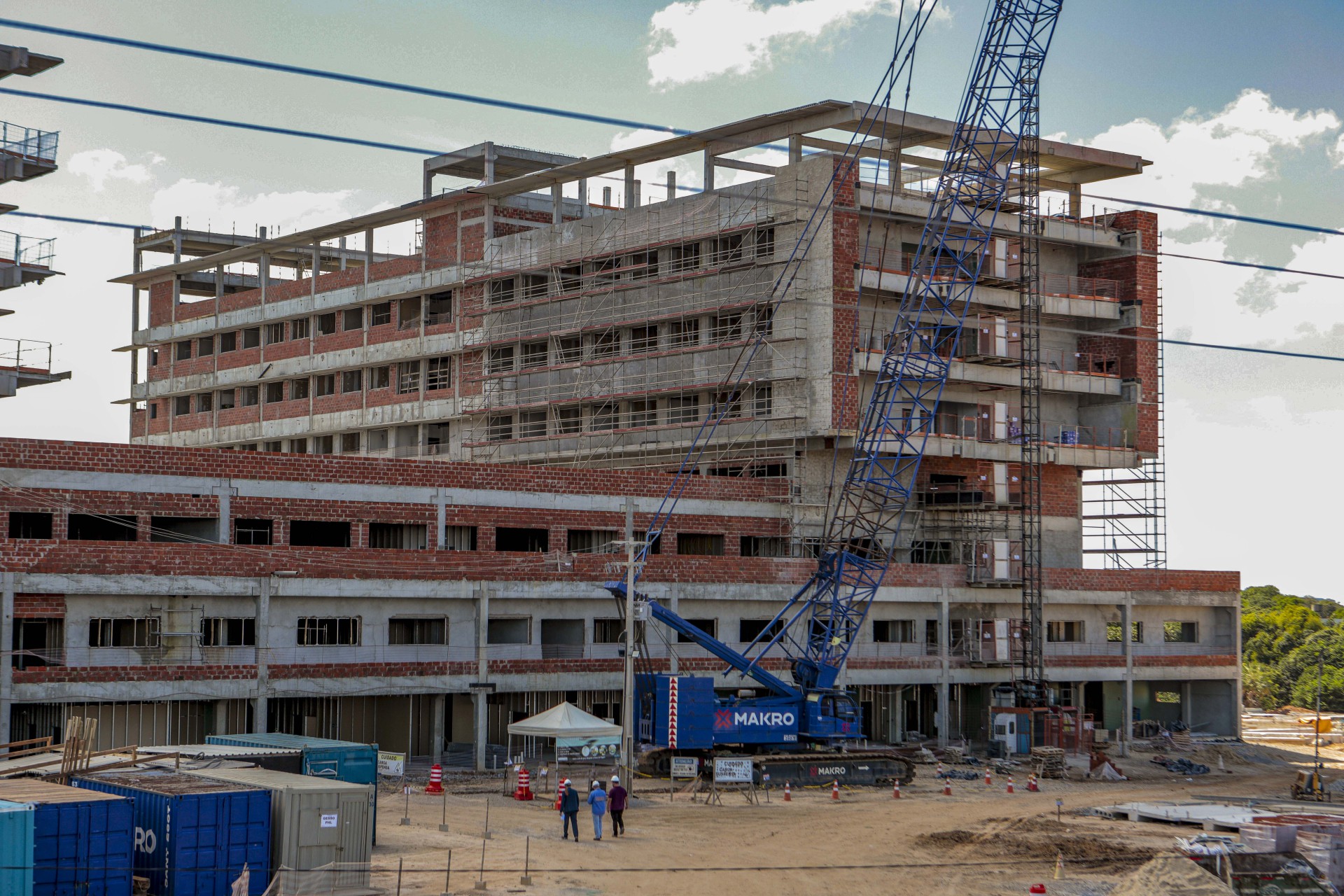 ￼HOSPITAL da Uece está sendo construído no Campus do Itaperi, em Fortaleza (Foto: FCO FONTENELE)