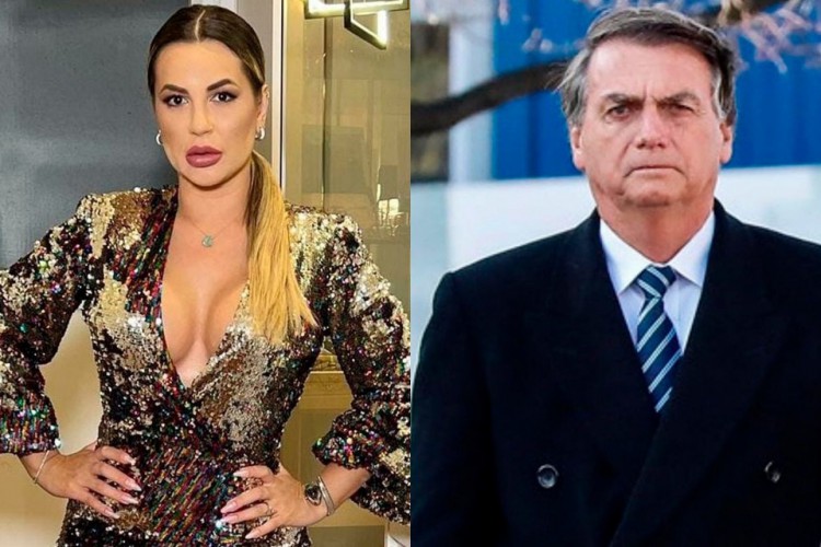 Deolane Bezerra e Jair Bolsonaro