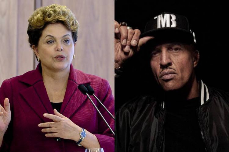 Mano Brown recebe a ex-presidente Dilma Rousseff em seu podcast