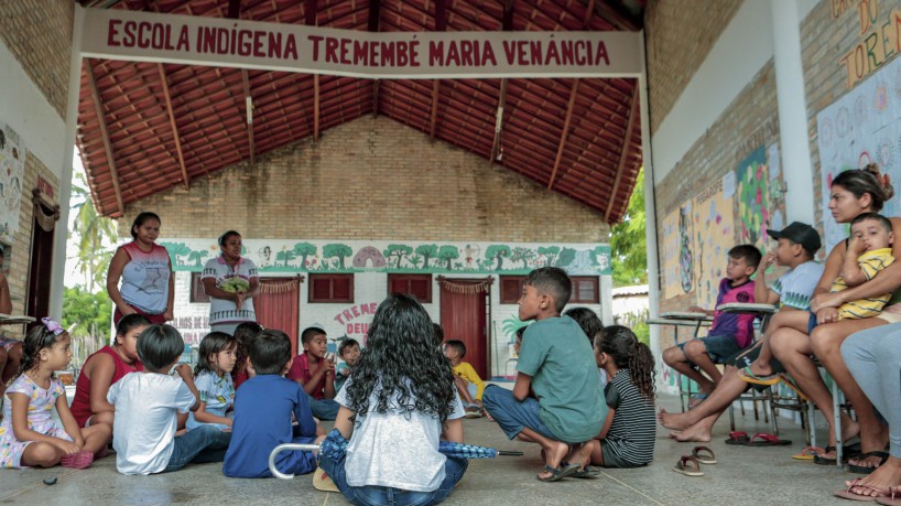 Almofala, Ce BR 20.04.22 - Projeto Offshore - Escola Indígena Tremembé Maria Venâncio (Foto: Fco Fontenele)