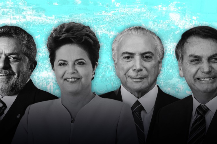 .Lula, Dilma, Temer e Bolsonaro