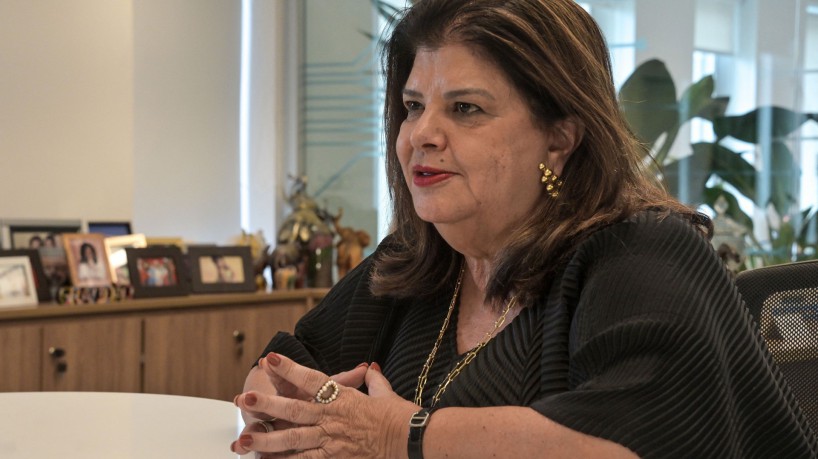 A empresária brasileira Luiza Helena Trajano, presidente do Conselho de Administração do Magazine Luiza, além de fundadora da empresa