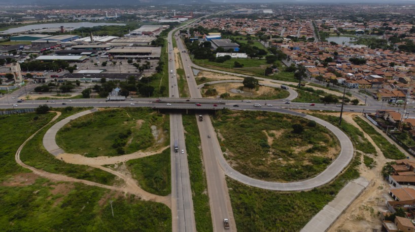 Anel viário: São 32 quilômetros por onde passa parte da produção a circular nos dois portos cearenses, Pecém e Mucuripe
