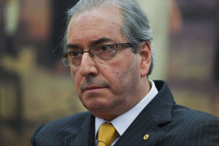 Brasília - O deputado Eduardo Cunha durante  reunião da Comissão de Constituição e Justiça da Câmara que tenta votar o parecer do deputado Ronaldo Fonseca  sobre o seu pedido para anular a sessão do Conselho de Ética que aprovou a cassação de seu mandato (José Cruz/Agência Brasil)