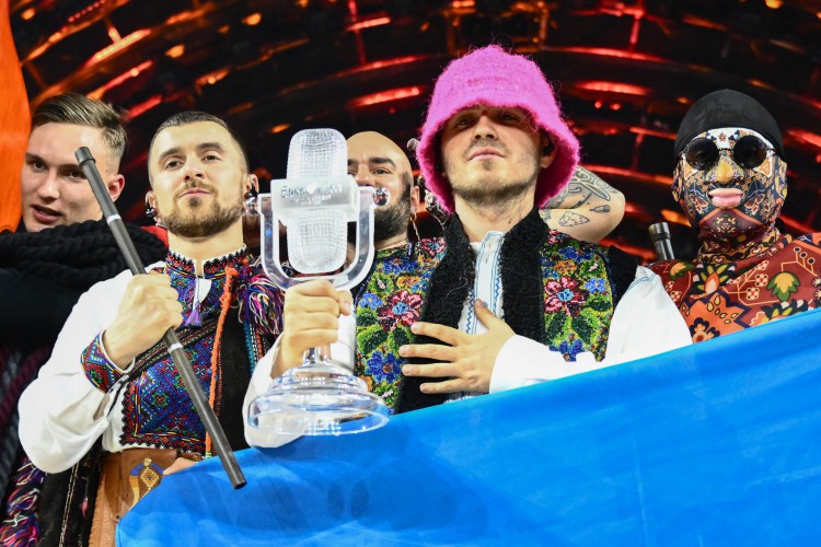 A banda ucraniana Kalush Orchestra venceu a edição 2022 do festival Eurovision, um dos mais importantes do mundo