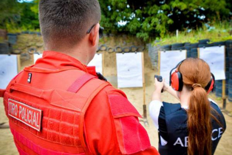 Futuros policiais passarão por treinamento de tiro policial defensivo durante todo o mês de maio 