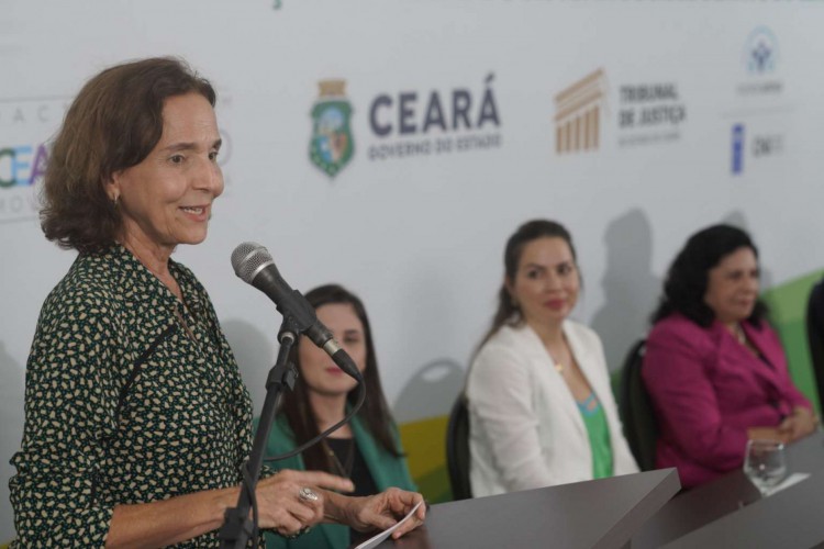 Izolda Cela participou do lançamento do Programa de Acompanhamento ao Adolescente Pós-Cumprimento de Medida Socioeducativa no Ceará