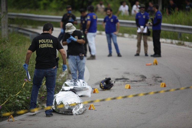 Dois Policiais rodoviários federais foram mortos durante abordagem na BR-116, nesta quarta-feira, 18