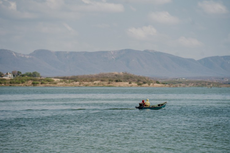 Castanhão, maior reservatório de água do Ceará