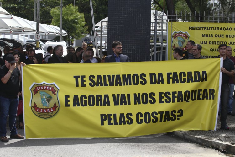 Protesto de servidores da Polícia Federal