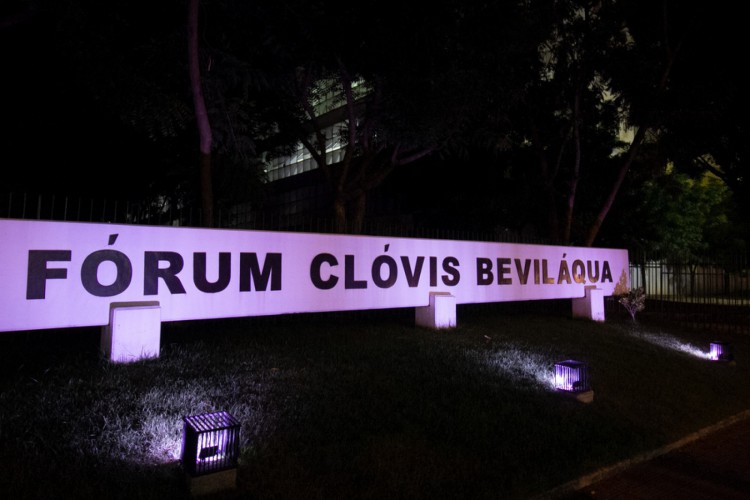 Fachada do Fórum Clóvis Beviláqua; crime foi registrado há cerca de 600 metros do tribunal