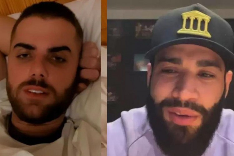 Zé Neto interagiu em live de Gusttavo Lima confortando o amigo também cantor sertanejo