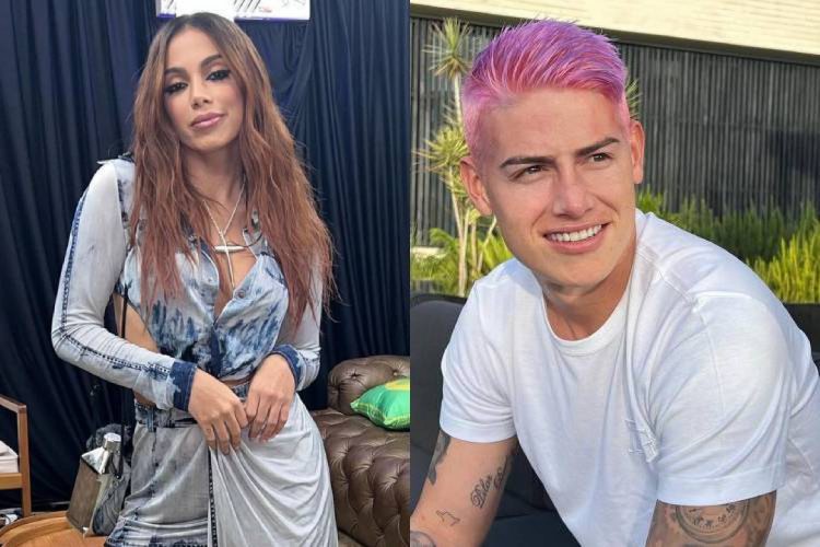 Anitta e James Rodriguez se envolvem em rumores de relacionamento