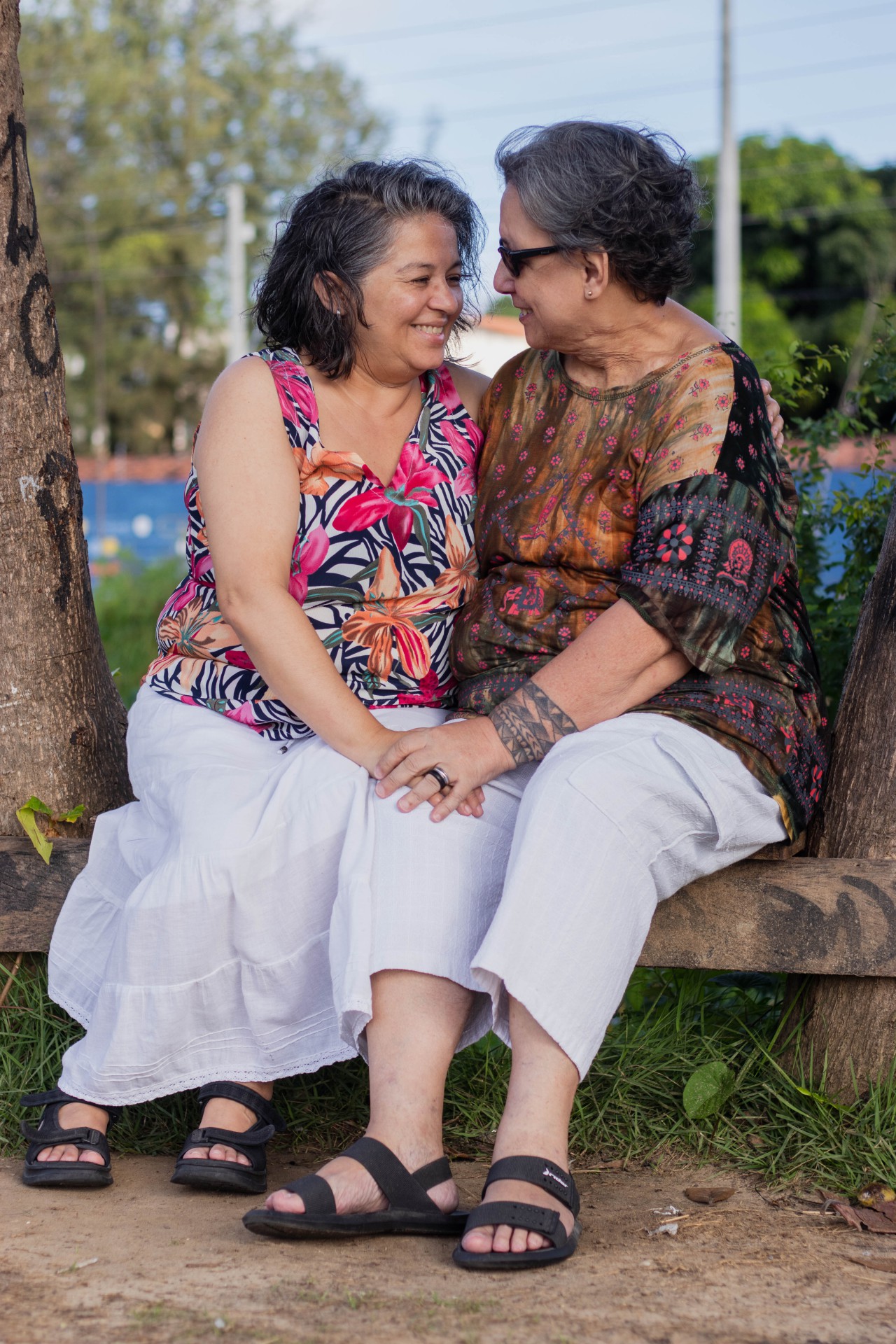 Alice e Marcyanna, casal está junto há 20 anos(Foto: FERNANDA BARROS)