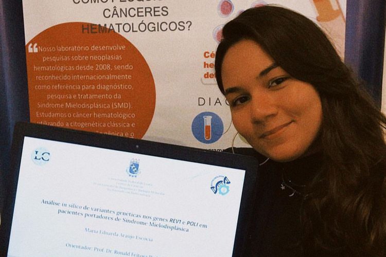 Maria Eduarda é graduada em Biotecnologia pela Universidade Federal do Ceará (UFC)