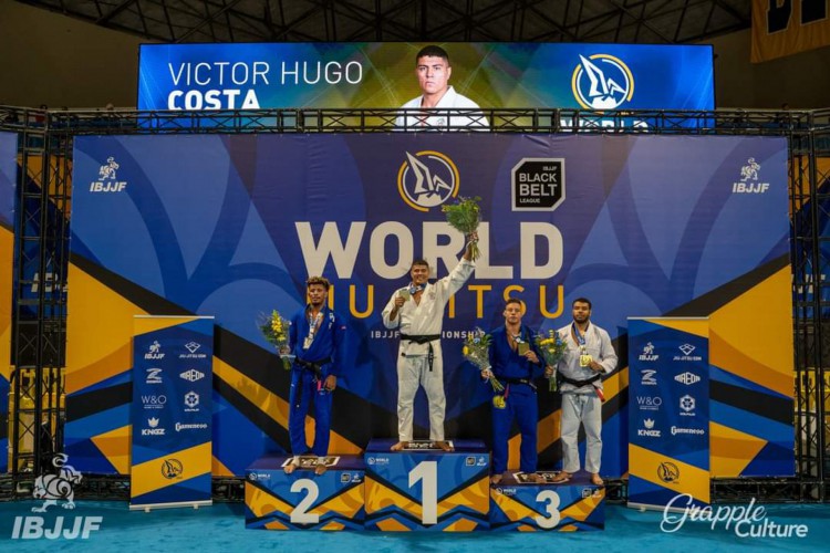 Cearense Victor Hugo é bicampeão mundial de jiu-jitsu em 2022