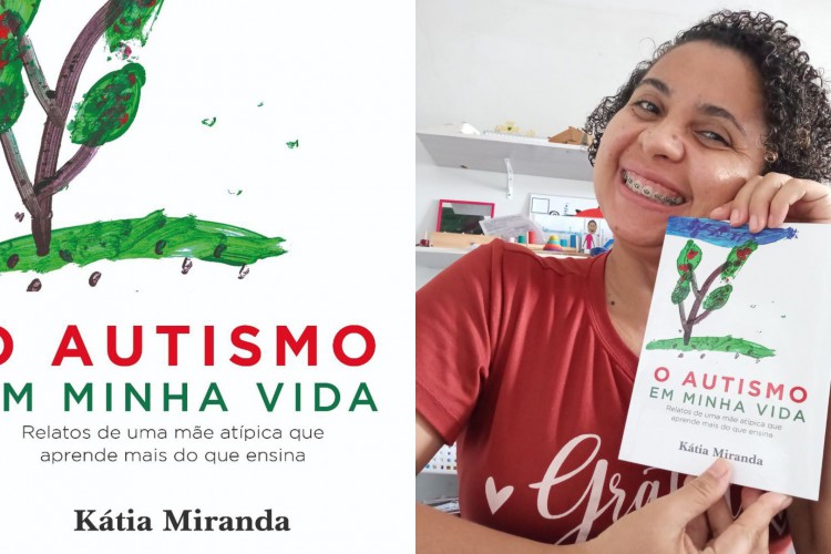 Kátia Miranda lança livro sobre vivências com o filho autista