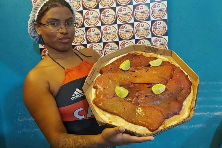 Pizza de fígado