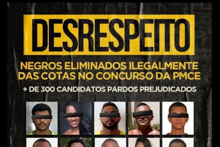 Os candidatos denunciam eliminação 