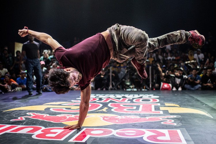 Till performs during the Last Chance Cypher at the Red Bull BC One Camp, prior to the World Final in Mumbai, India on November 7, 2019. // Dean Treml / Red Bull Content Pool // SI201911070334 // Usage for editorial use only // 