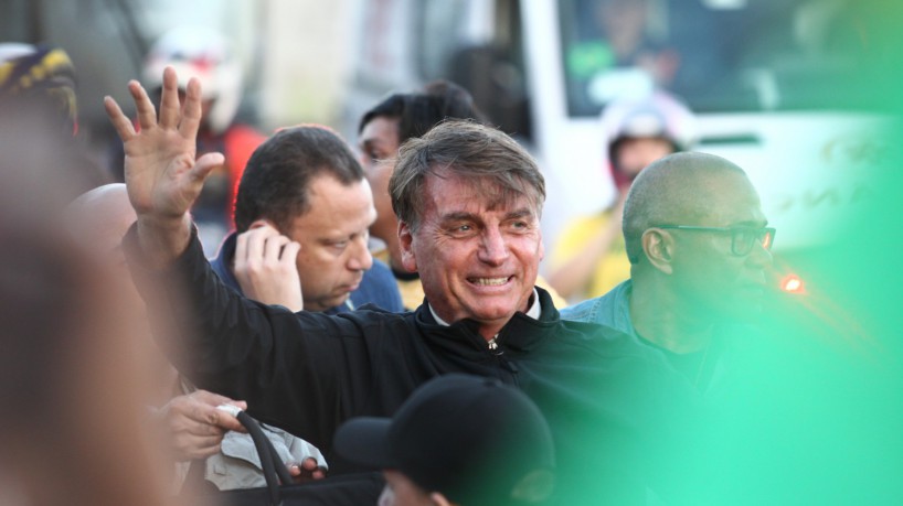 FORTALEZA CE, BRASIL, 16.07.2022: Bolsonaro chega para participar de motociata e não usa capacete. Bolsonaro em Fortaleza.   (fotos: Fabio Lima/O POVO)