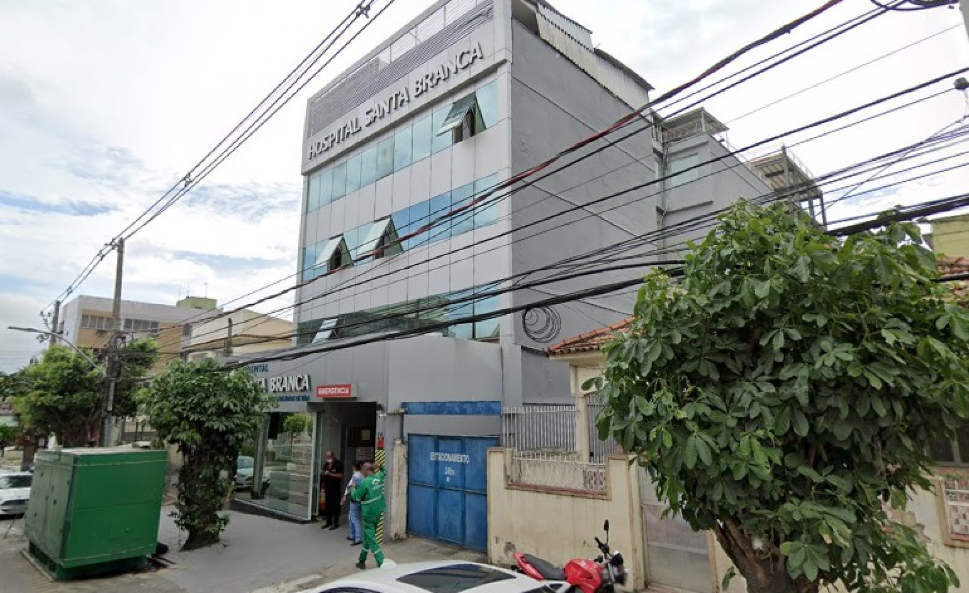 Hospital Santa Branca, em Duque de Caxias  (Foto: Reprodução/Google Maps)