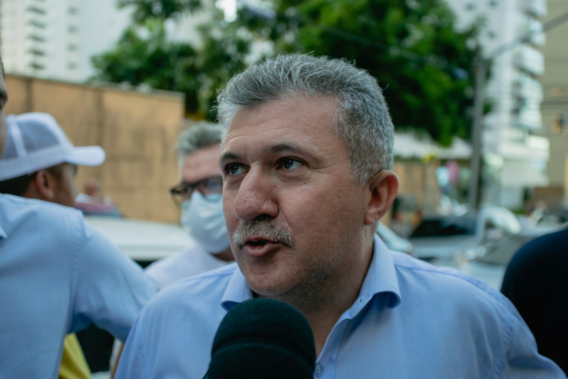 FORTALEZA, CE, BRASIL, 18-07.2022: Antonio Henrique. Sede do PDT, se reuniram para decidir novo candidato para governo do estado, escolheram Roberto Claudio como candidato. em epoca de COVID-19. (Foto:Aurelio Alves/ Jornal O POVO) (Foto: Aurelio Alves)