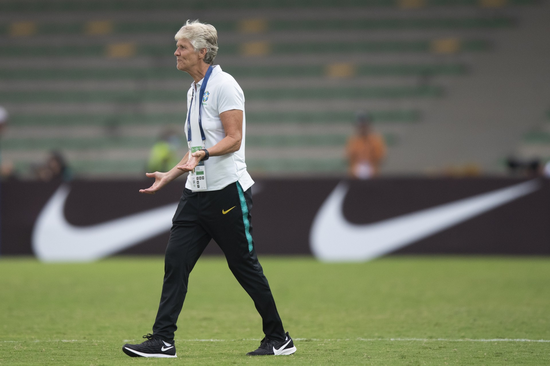 Treinadora sueca conquistou Copa América pelo Brasil (Foto: Thais Magalhães/CBF)