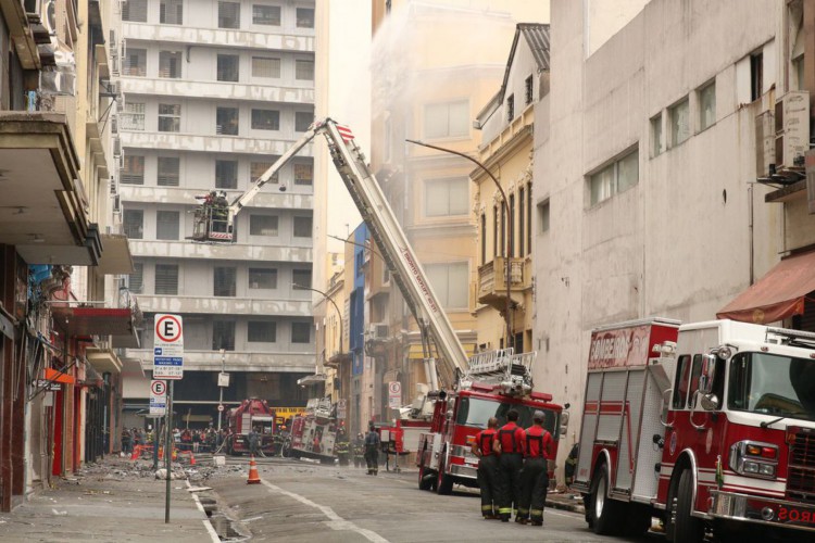 Incêndio no centro de São Paulo