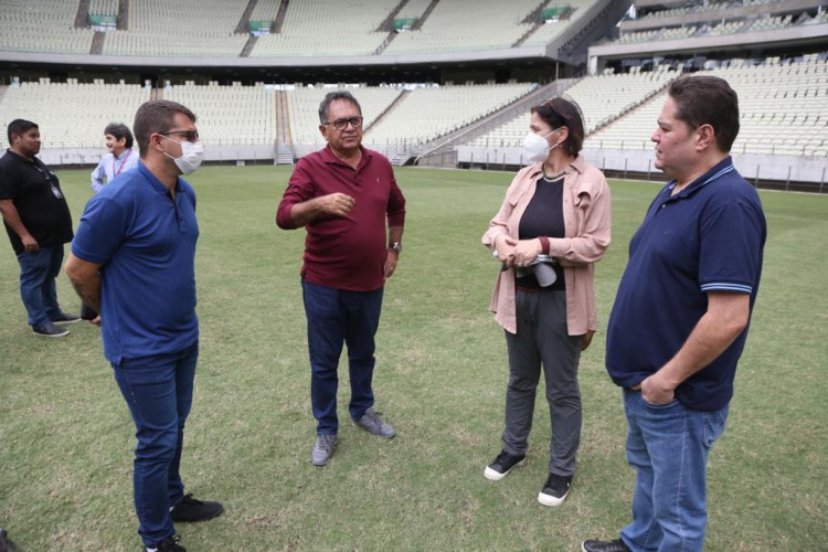 CBF realiza inspeção na Arena Castelão 
