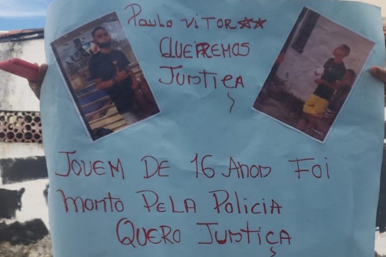 Família pede Justiça após a morte de Paulo Victor, 16 anos, vítima de intervenção policial 