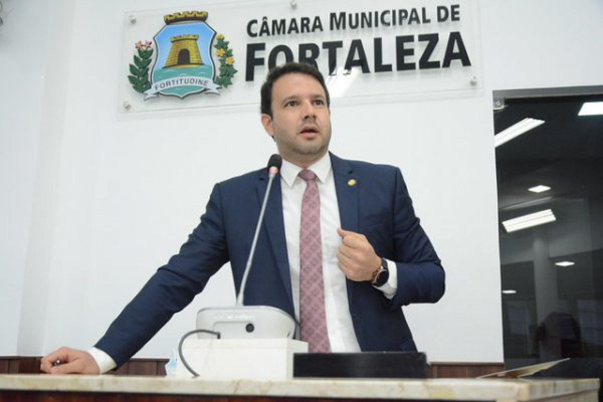  Leo Couto é vereador de Fortaleza (Foto: Foto: Érika Fonseca/CMFor)