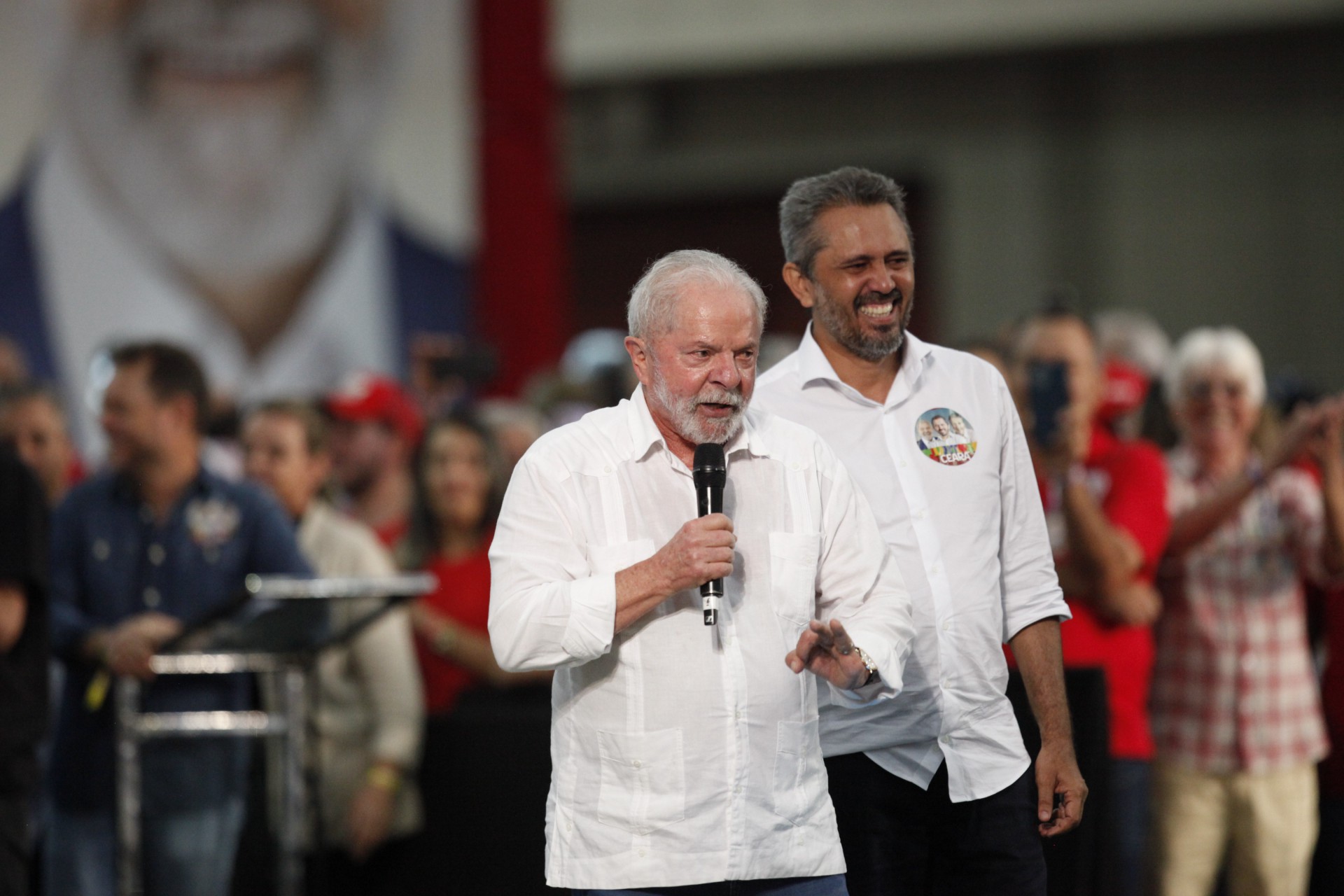 Lula e Elmano durante campanha eleitoral de 2022 (Foto: FABIO LIMA)