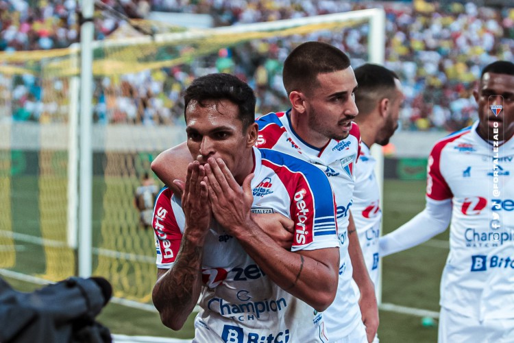 Robson fez o gol que garantiu a vitória do Fortaleza sobre o Cuiabá pelo Brasileirão