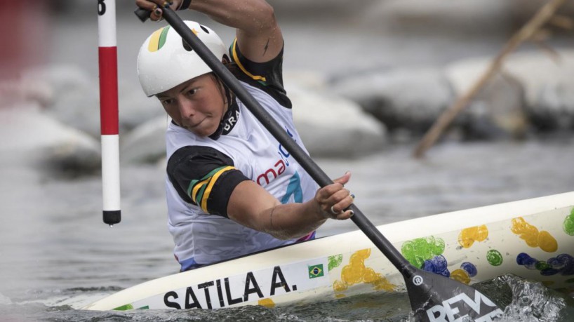 Ana Sátila e Pepê Gonçalves são os representantes brasileiros da canoagem slalom