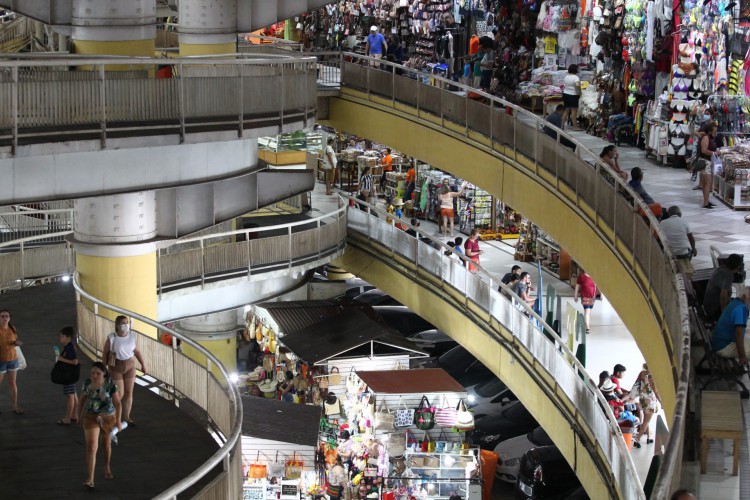 Mercado Central, localizado no Centro, possui mais de 600 lojas