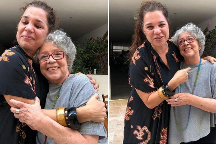 Isabel Teixeira e Angela Leal se encontraram cara a cara pela primeira vez