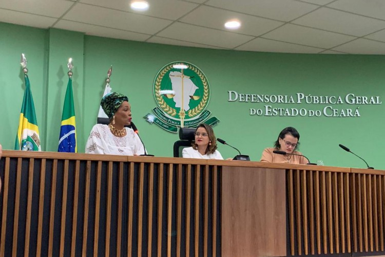 A promotora de justiça Lívia Sant’Anna Vaz esteve no seminário 