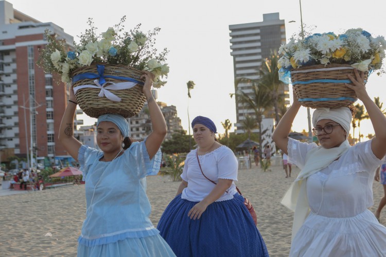 ￼HOJE tem festa para Iemanjá no aterro de Iracema 