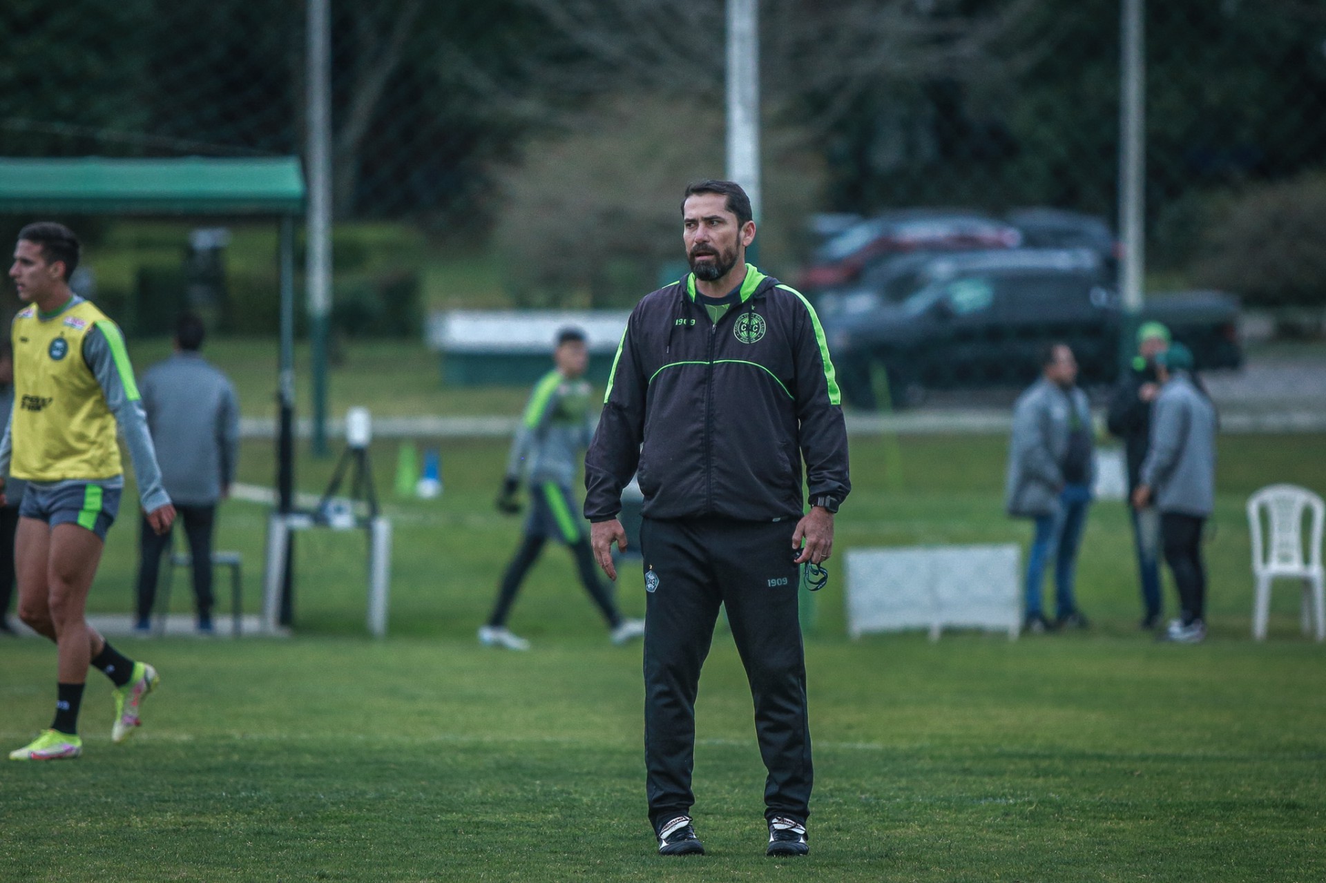 Paraguaio Gustavo Morínigo comandava o Coritiba (Foto: Divulgação/Coritiba)