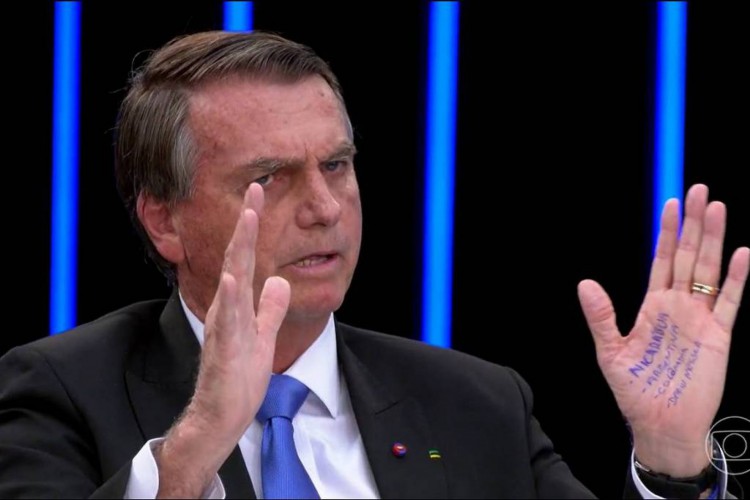 Presidente da República e candidato a reeleição, Jair Bolsonaro (PL) é entrevistado pelo Jornal Nacional 