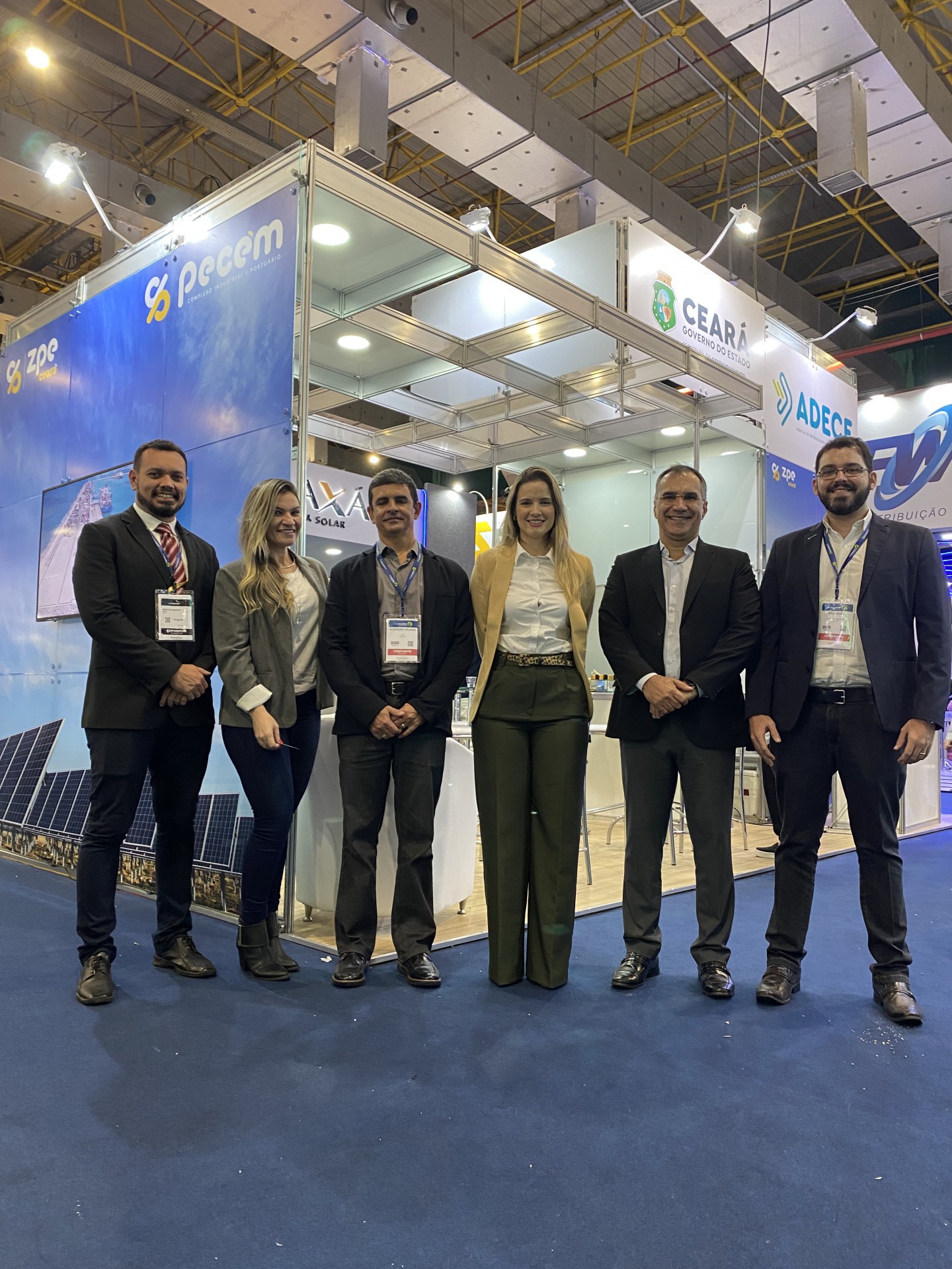 Comitiva do Governo do Ceará na Intersolar South America, maior evento de energia solar da América do Sul.