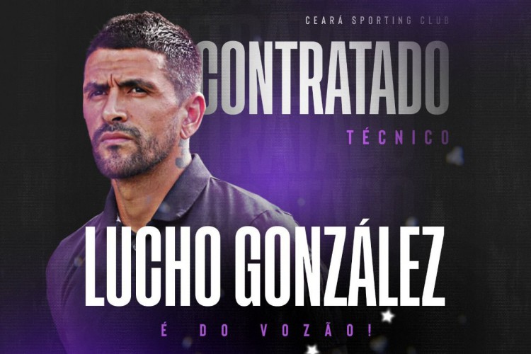 Lucho González é anunciado como novo treinador do Ceará