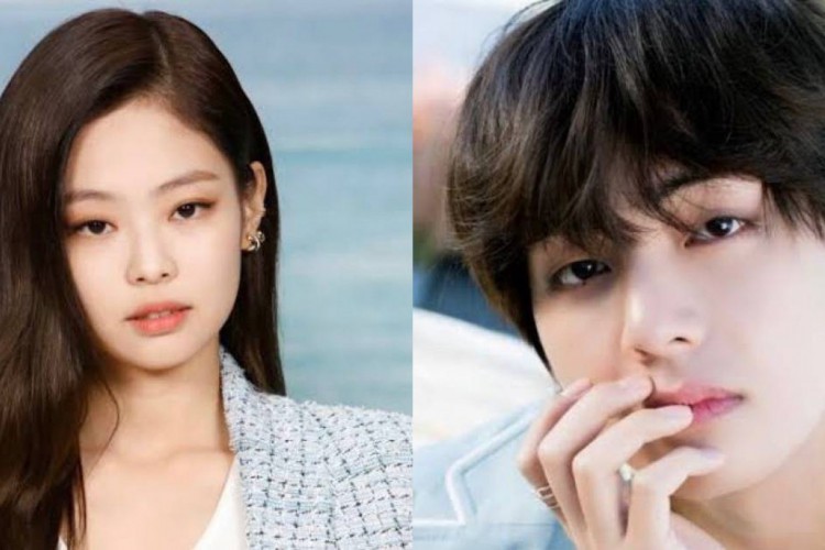 Taehyung, o V do BTS, foi alvo de rumores de namoro com Jennie, do BlackPink