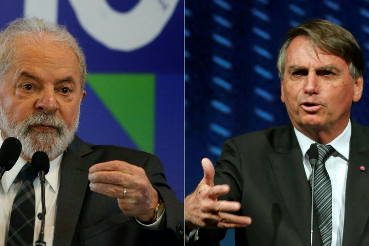 Lula (PT) e Jair Bolsonaro (PL)