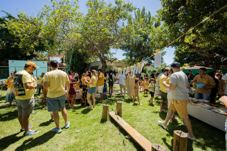 A escola Casulo Instituto Montessori Bilíngue celebra, anualmente, o aniversário de Maria Montessori, juntando alunos e pais em uma festa cheia de significado