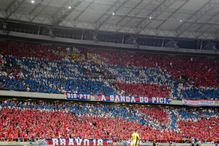 Torcedores do Fortaleza prometem mosaico especial para partida diante do Atlético-MG pela 33ª rodada do Brasileirão