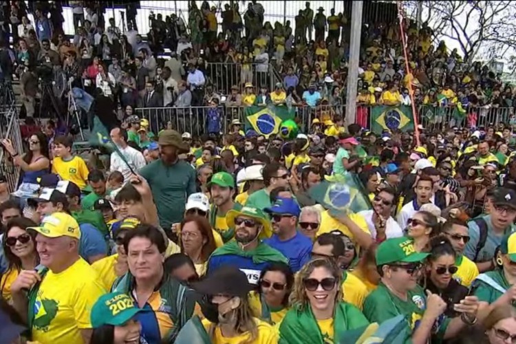 Público do 7 de setembro em Brasília