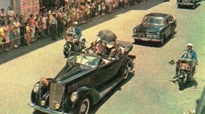 Visita da Rainha Elizabeth II a Bahia, em 1968