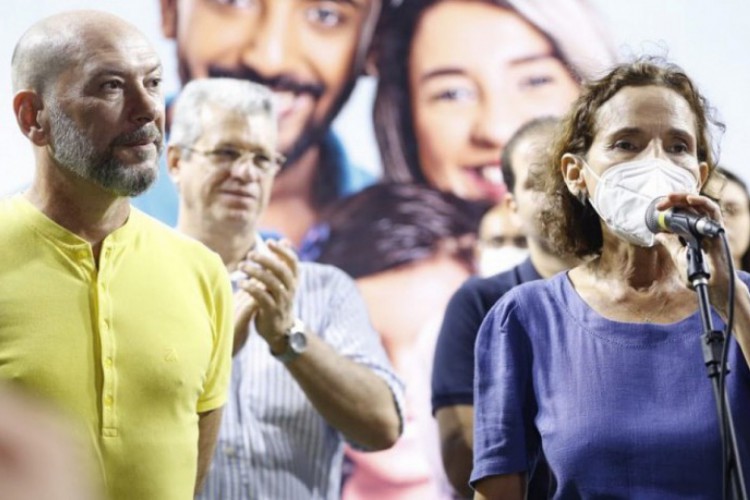 Prefeito de Sobral, Ivo Gomes (PDT), e governadora do Ceará, Izolda Cela (sem partido). 